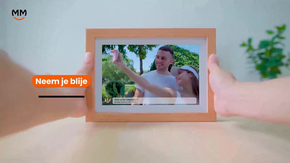 Cadre Photo Numérique Skylight 10 Pouces – Wi-Fi, écran Tactile – Envoi De Photos à Distance – Idéal Cadeau Famille
