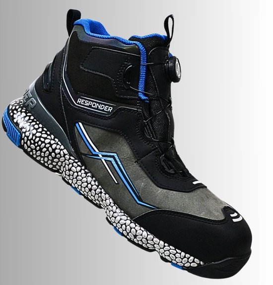 MANHATTAN Chaussures de travail Hautes S3 - Chaussures de sécurité - Cuir Nubuck - Imperméables - Embout Aluminium