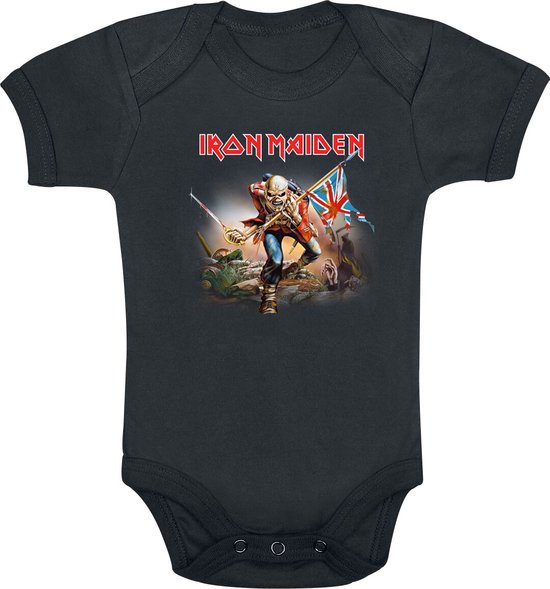 Iron Maiden The Trooper Band T-Shirt Zwart - Officiële Merchandise