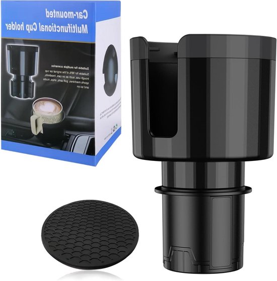 Bekerhouder Voor In De Auto Met Tablet En Houder Voor Mobiele Telefoon Ios Android Smartphone Zwart Auto Tafel