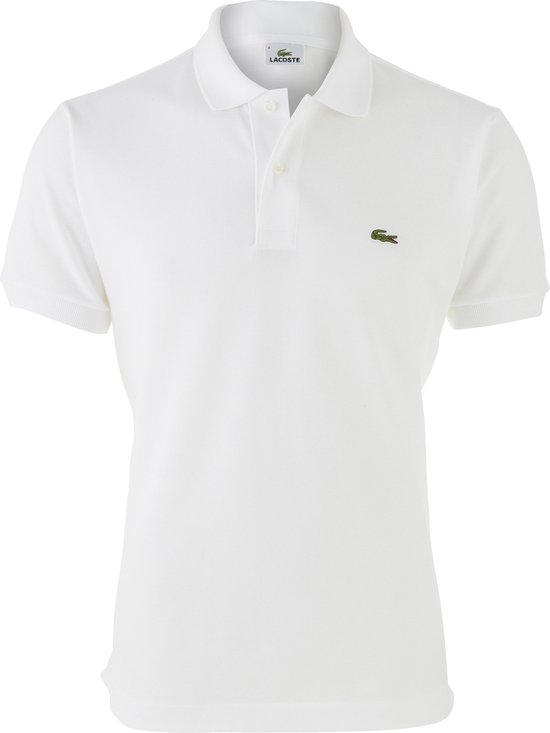Lacoste Heren Poloshirt - White - Maat XXL