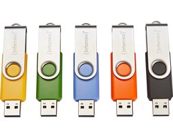 (Intenso) Basic Line USB stick - 32GB - USB 2.0 - Multipack 5 x 32GB (3503585)