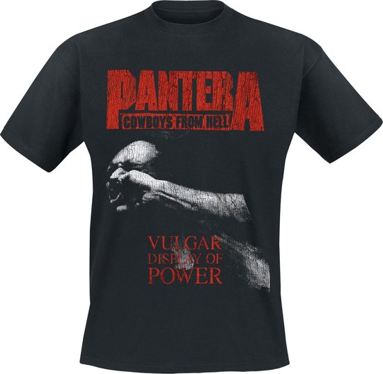 Pantera Vulgar display of power Heren T-shirt - zwart - L