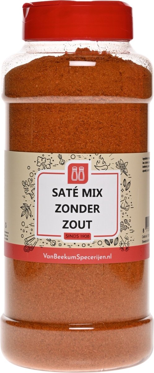 Goedkoopste Van Beekum Specerijen - Saté Mix Zonder Zout - Strooibus 365 gram