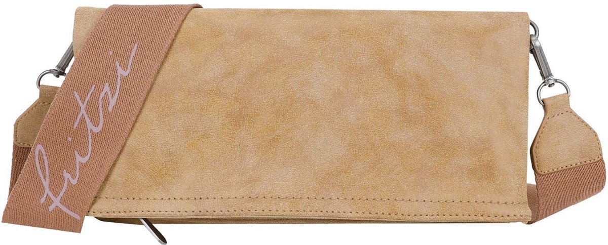 Fritzi aus Preußen Schoudertas Vintage Ronja Cross Body Cracker Lichtbruin