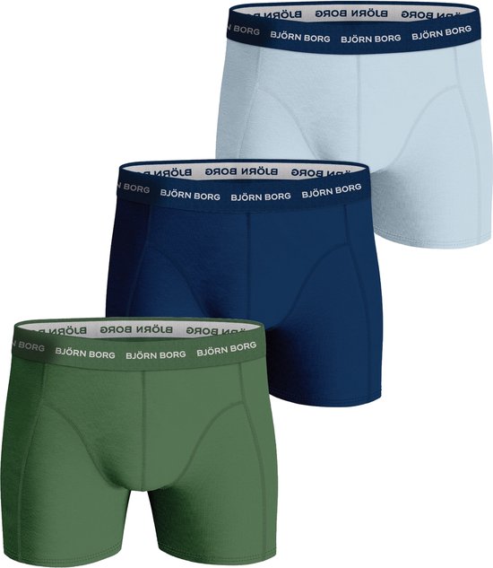 Bjorn Borg Heren Trunk Shorts 3Pack Cotton Stretch MP001