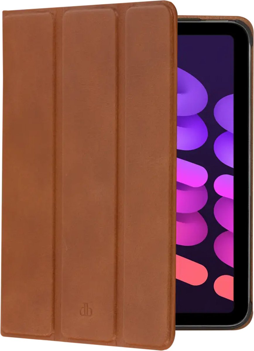 dbramante1928 Bookcase hoesje geschikt voor iPad Pro 11 (M4) - Effen Cognac - Leer