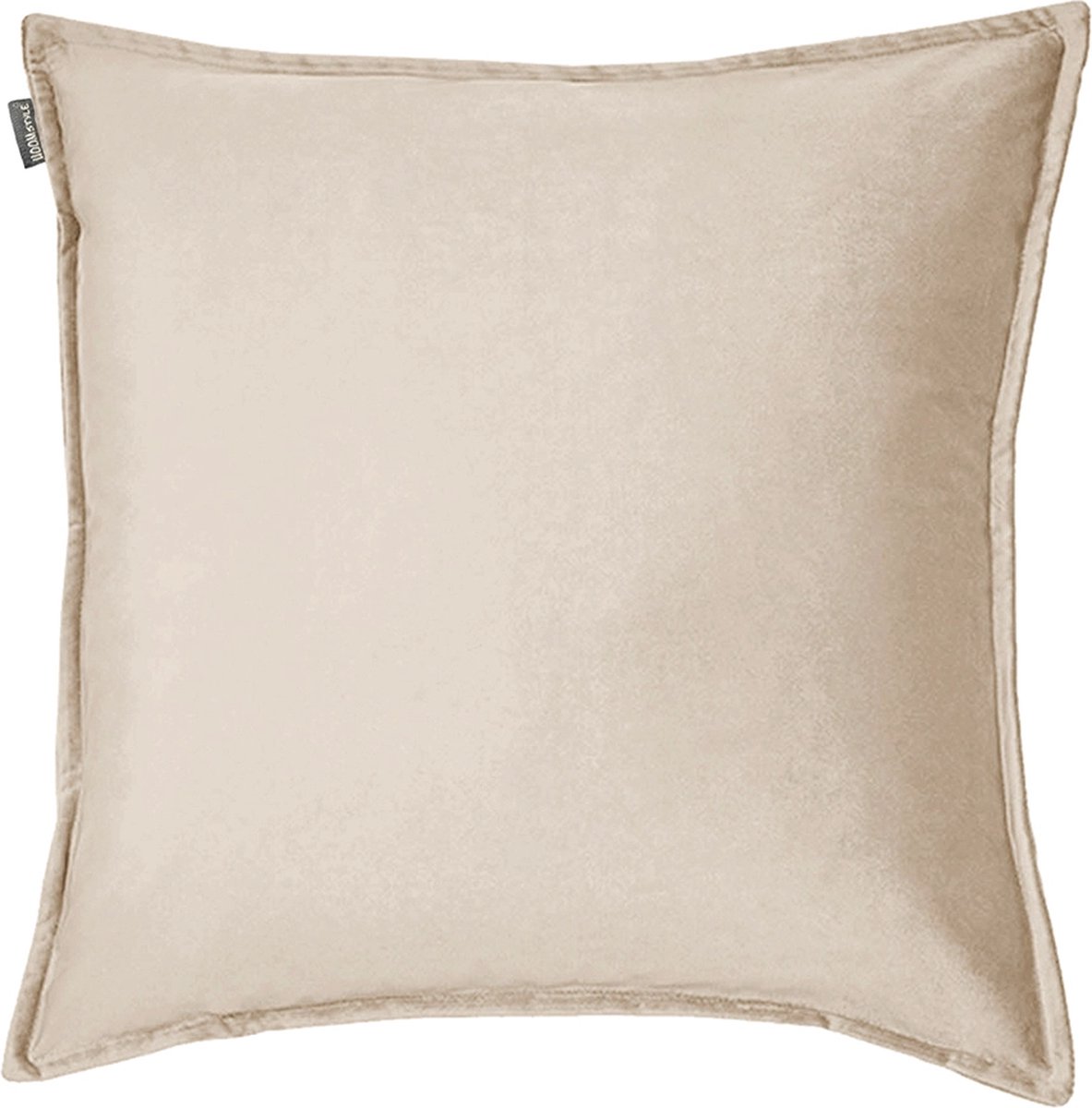 HOOMstyle Kiki Kussen - Sierkussen Vierkant - Fluweel - 45x45cm - Zand
