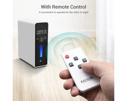 Zuurstofconcentrator - Oxygen Concentrator - Zuurstof Generator - Zuurstofpomp - Luchtreiniger - Pollen - Zuurstof - Draagbaar - 93%+/-3% - 300000/cm³ - 2Lmin - Wit