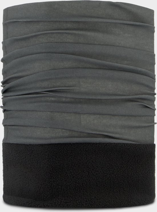 Poederbaas nekwarmer One Size - donkergrijs antraciet, nekwarmer met fleece