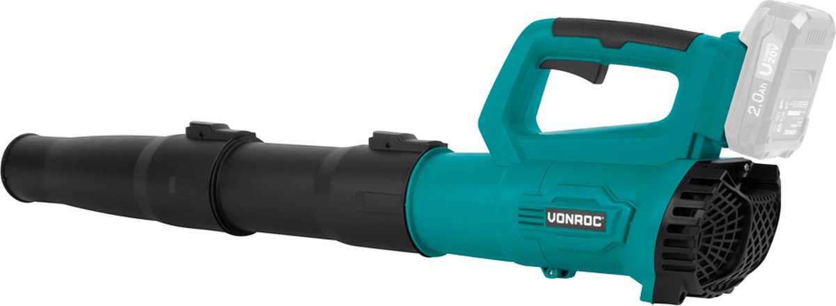 VONROC TurboJet Bladblazer 20V - Axiaal design: zeer krachtig, hoog rendement - Luchtvolume 420m3/uur - Excl. accu & lader – foto 2