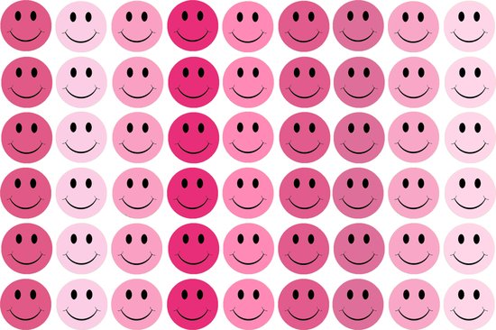 Roze Smiley Stickers - Stickervellen Roze Smileys - Beloningsstickers Meisjes - Knutselen Meisjes - Roze Stickers - Stickervellen Meisjes - Stickervellen - Knutselen Kinderen - Stickers Volwassenen - Planner Stickers - Bullet Journal Stickers