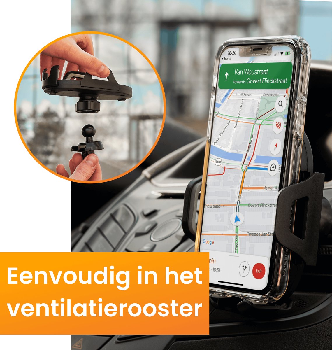 R2B Telefoonhouders Auto Zuignap - Raam/Dashboard/Ventilatie - Telefoonhouder Auto - Gsm Houder Auto - Autohouder - Mobiel Houder Auto - Telefoon Houder - Auto Telefoonhouder - Phone Holder Car – foto 7