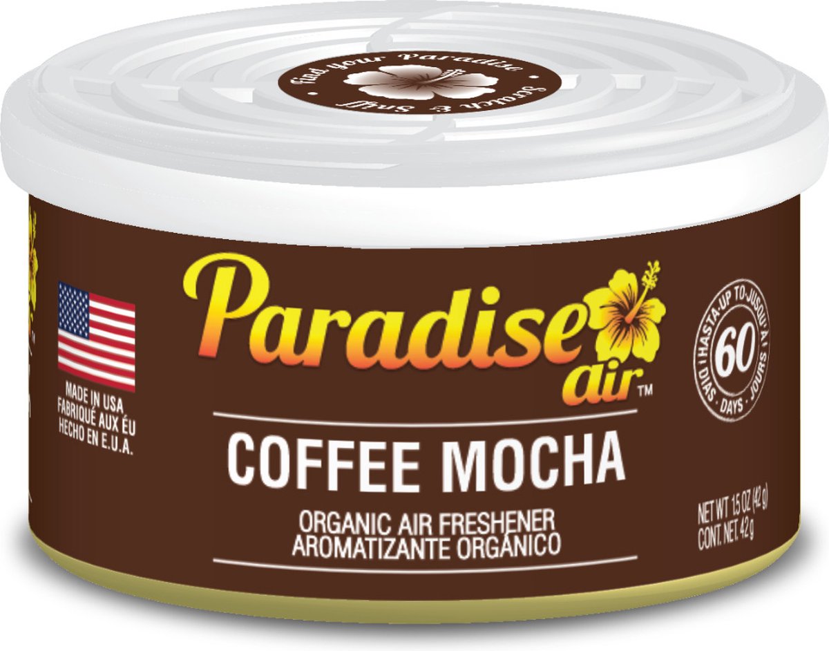 Paradise Air Luchtverfrisser Can Coffee Mocha - Autogeurtje