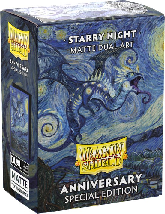 Foto: Dragon shield standard size matte dual art sleeves starry night 100 sleeves