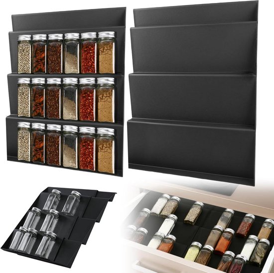 Kruidenrek Lade Organizer - Wit / Storage Rack / ST-ST