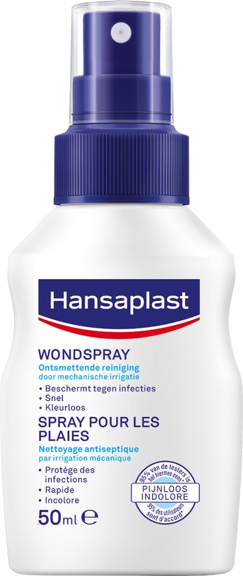 Foto: Hansaplast wondspray wondreiniging wondontsmetting 50ml