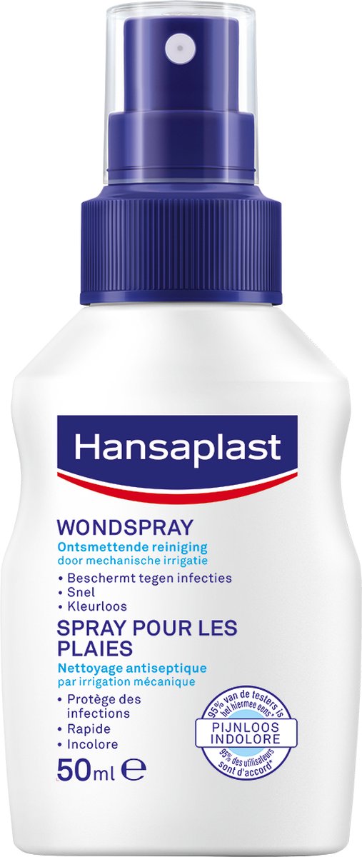 Goedkoopste Hansaplast Wondspray - Wondreiniging - Wondontsmetting - 50ml