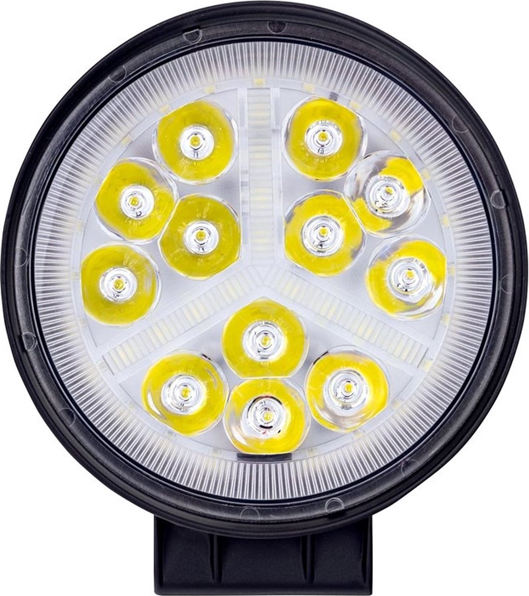 Verstraler LED 54W - Ø 112mm x 45mm | Combo (Spot + Flood) - 12V & 24V DC | daglichtwit 6500K | IP67