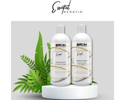 Essential Keratin - Braziliaanse keratinebehandeling voor kroeshaar - Kit 2x 500ml