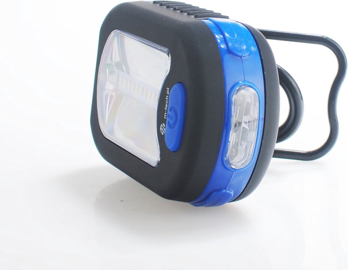 Inspectielamp op batterijen (incl) - magneet & draaibare haak & standaard - IPX4
