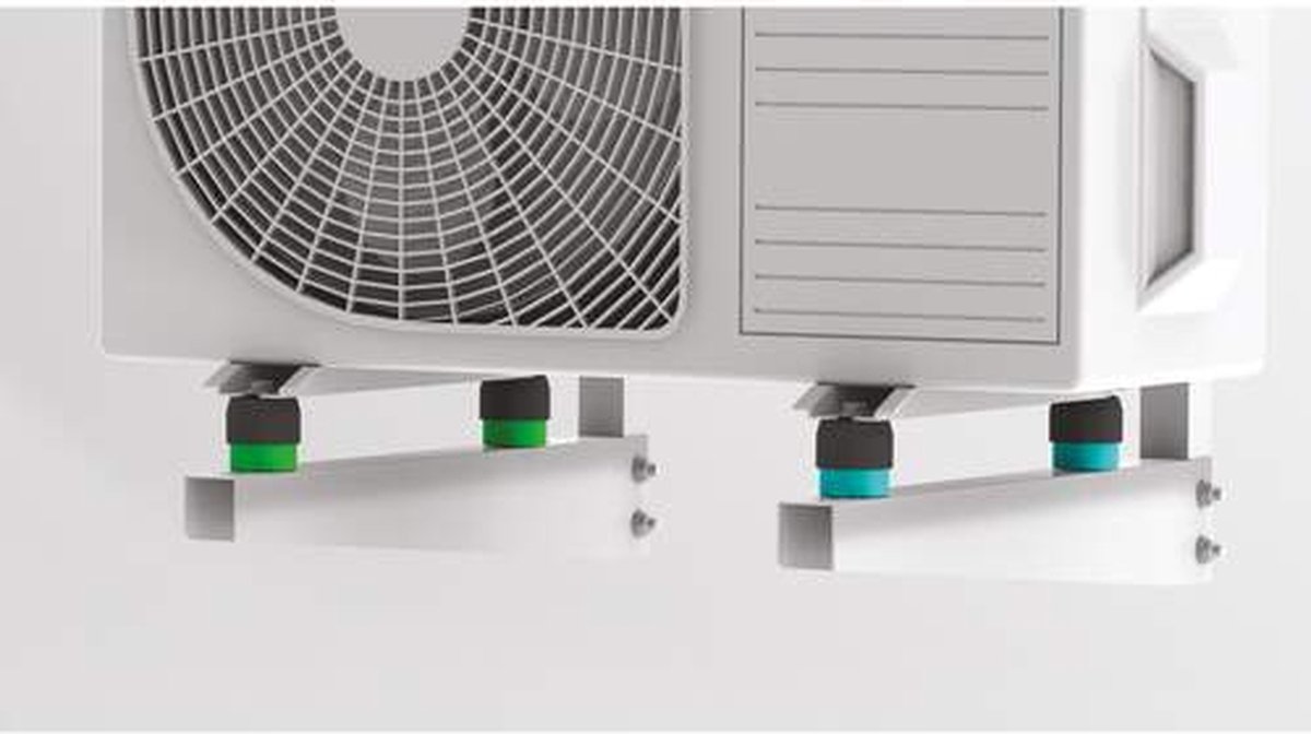 Soleco trillingsdemperset Groen 30-55kg M8 (2x Groen + 2x Blauw) — afbeelding 3
