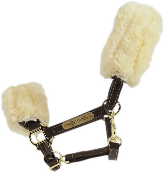 Kentucky Horsewear - Leather halter sheepskin Pony Kentucky Horsewear - Leather halter sheepskin Pony