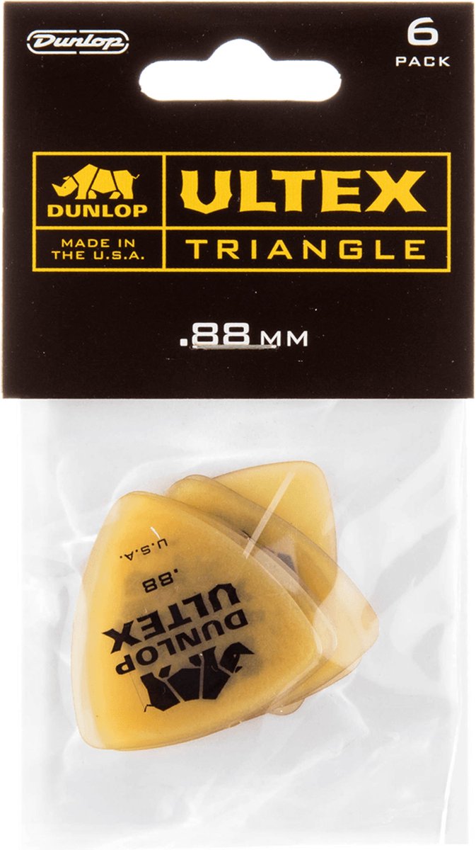Dunlop Ultex Triangle Players pakket426 0,88 mm, 6er-Set - Plectrum set