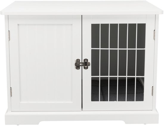 Luxe hondenbench van hout voor honden met middelmatige grootte
