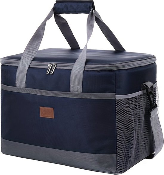 Nivard Panier pique-nique - Paniers pique-nique - Piknik - Pick Nick - Sac pique-nique - Panier - Boîte à lunch - Été - Bleu marine