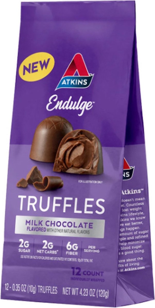 Atkins | Endulge | Truffles Milk Chocolate | 1 x 120 gram