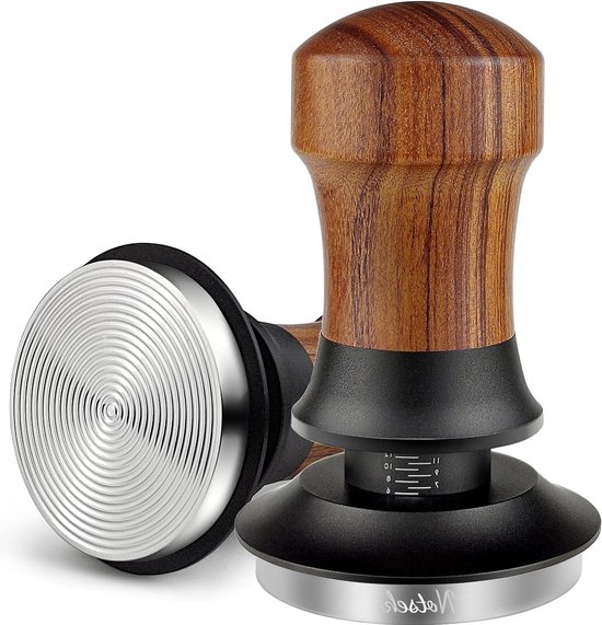 Tamper Caffè 51mm Con Base Ripple - Acciaio Inox Per Espresso Perfetto - Foto 6