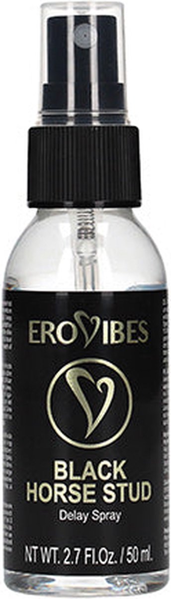 Erovibes Black Horse Stud Delay Spray – Vertraging Spray Voor Mannen – Klaarkomen Uitstellen – 50 ml