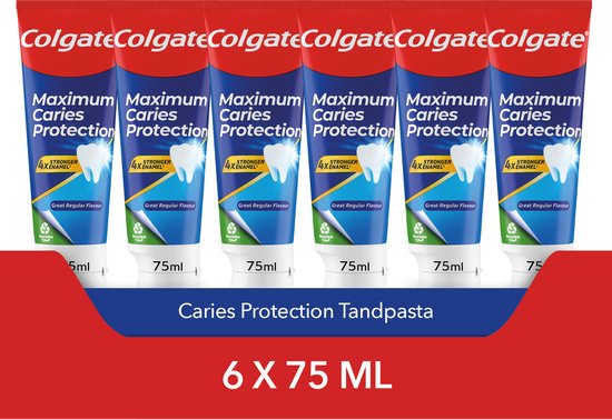 Dentifrice Colgate contre les caries - 6 x 75 ml