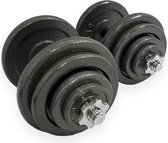 Bol.com Padisport - 20kg Dumbells - Dumbells 20kg - Verstelbare Dumbell - Gewichten 20 Kg - Verstelbare Dumbbells - Gewichten - ... aanbieding