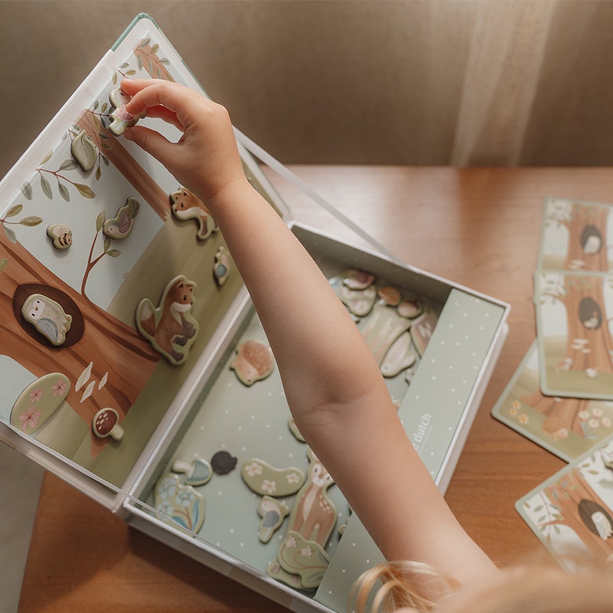 Little Dutch Magnetisch speelbord - Forest Friends FSC — afbeelding 4