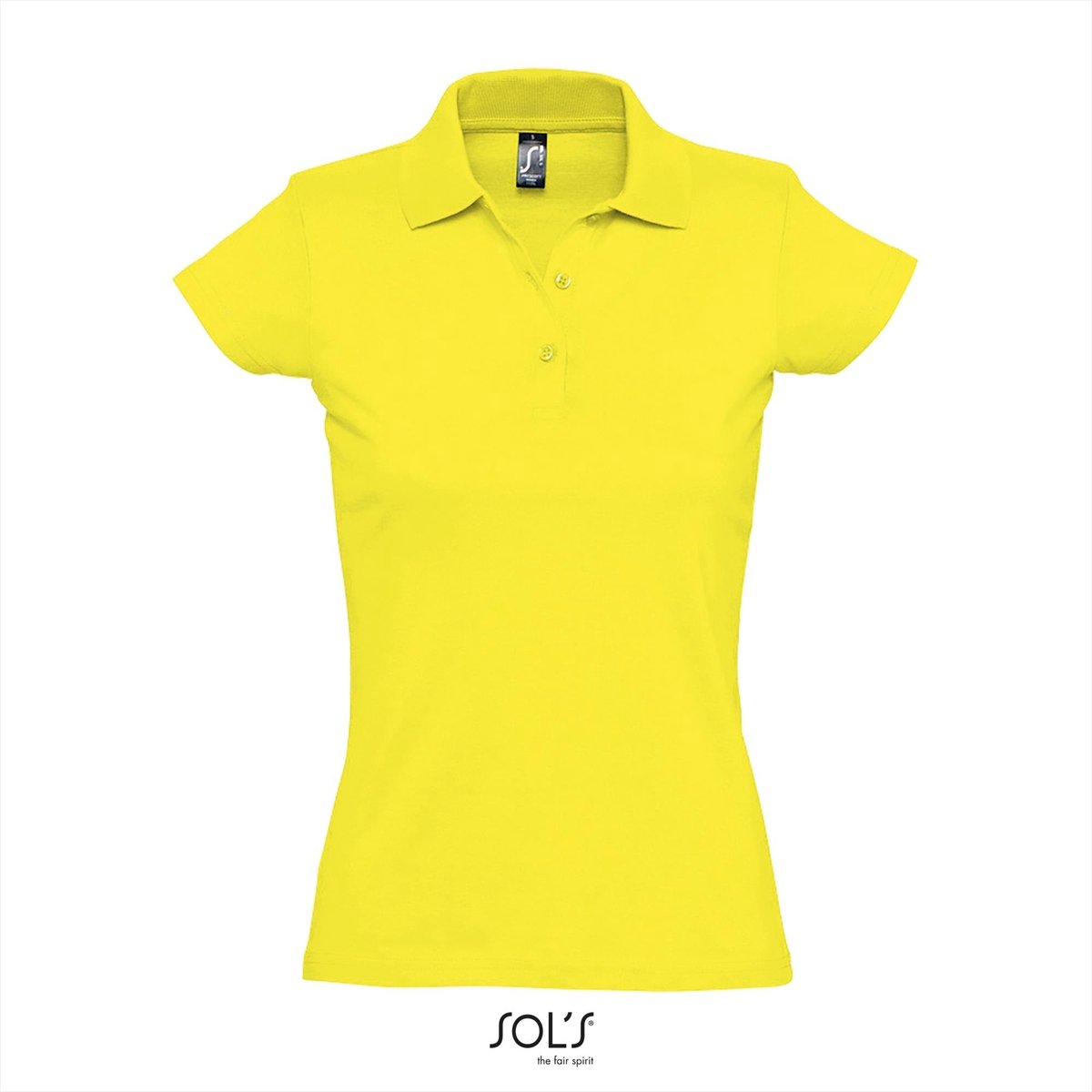 SOL'S Women´s Jersey Polo Shirt Prescott L534 - Lemon - XL