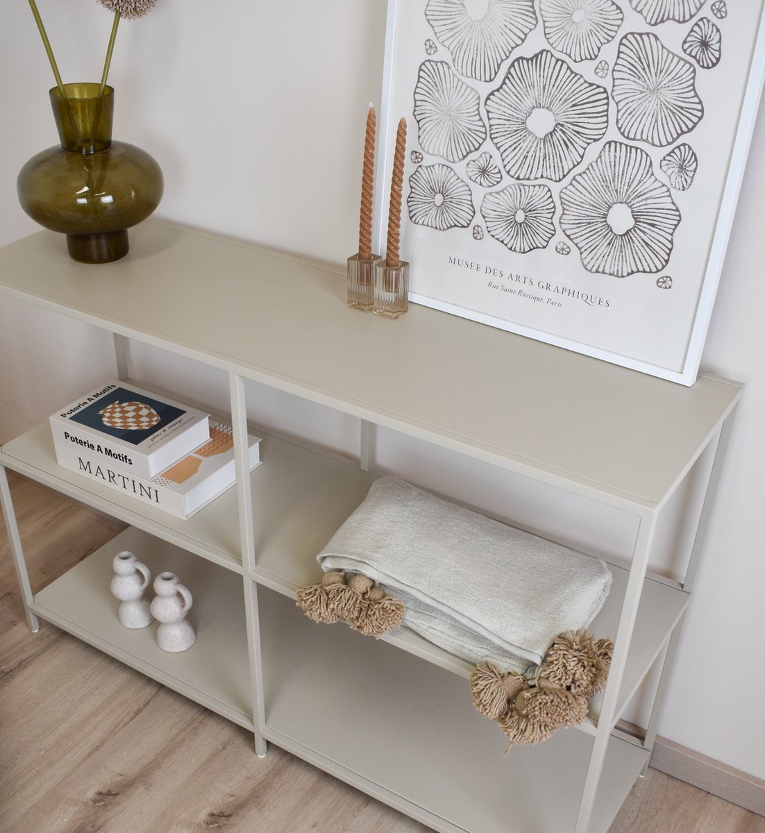 Dekentje - pompom deken creme met beige – Ideaal als sprei voor je bed of deken voor op de bank - 150 x 200cm - Plaid woon- en slaapkamer — cadeau in Wonen & Interieur - foto 4
