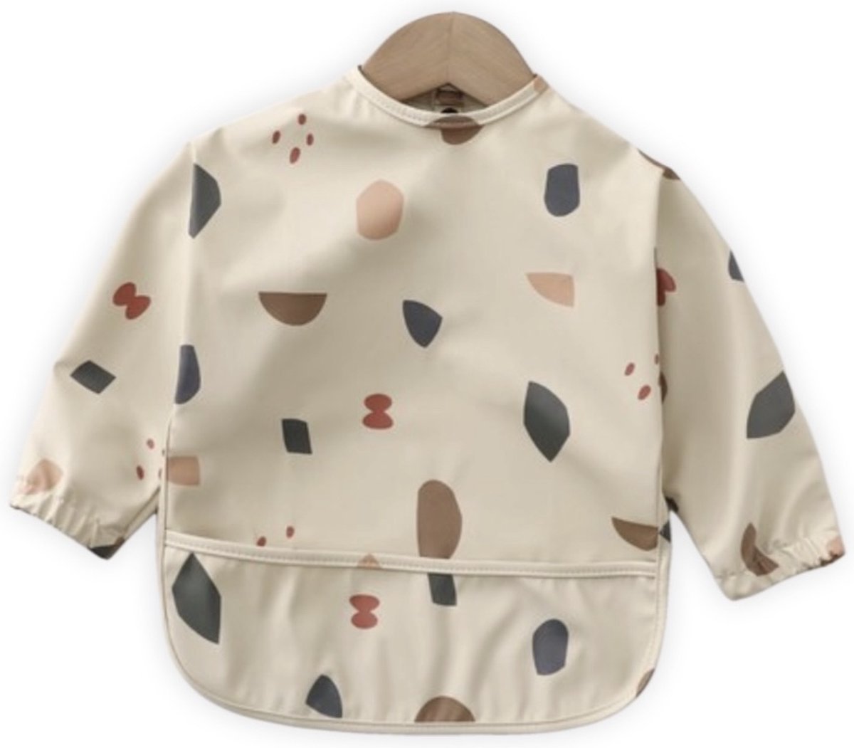 Goedkoopste Nieuwe collectie Kinderschort met lange mouwen - Waterproof slab - Schilderen - Eten - Knutselen - 6 maanden tot 4 jaar - Abstract