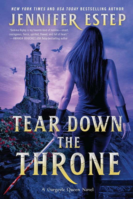 A Gargoyle Queen Novel 2 - Tear Down the Throne - cover