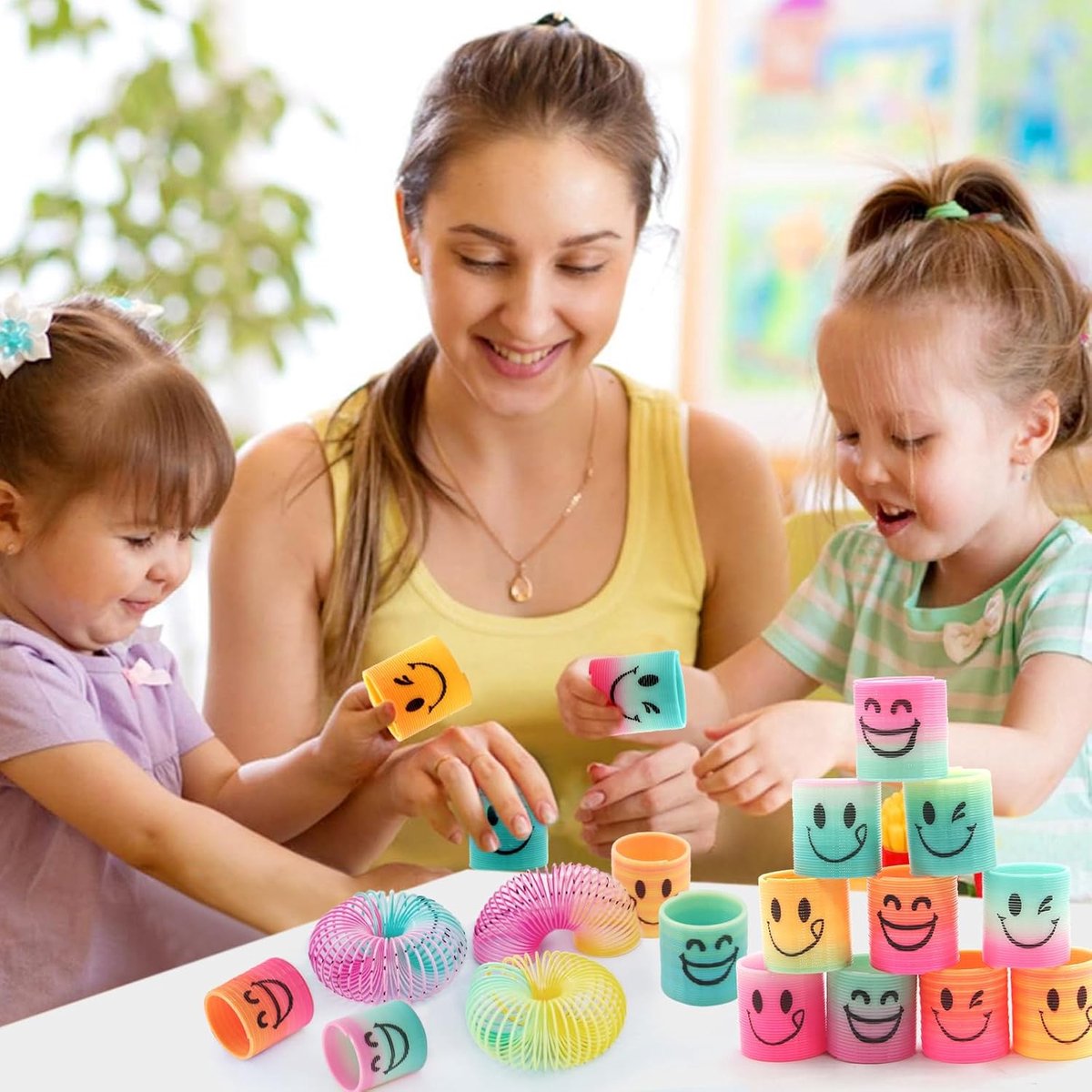 Partizzle 30x Traploper Klein Speelgoed Pakket - Trapveer Uitdeelcadeautjes - Slinky Grabbelton Traktatie Cadeautjes - Sensorisch / Fidget Toys - Voor Kinderen & Peuters — afbeelding 6
