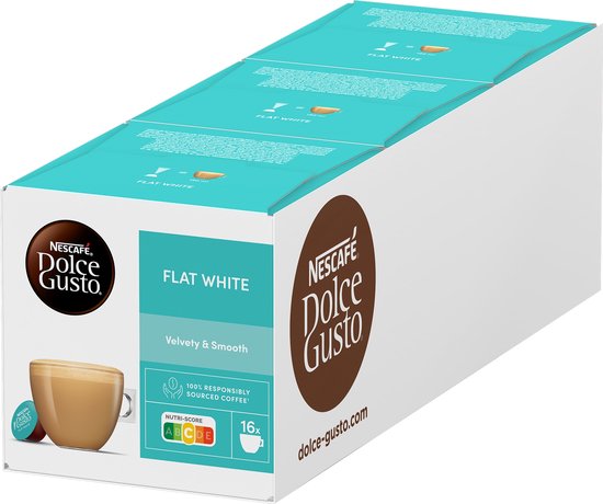 Foto: Nescaf dolce gusto flat white capsules 48 koffiecups