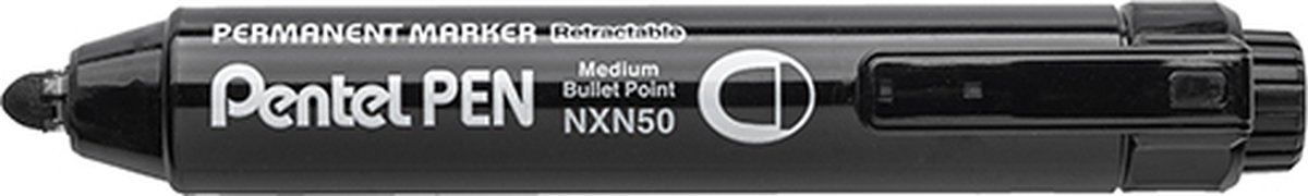 Pentel NXN50-AX, Zwart, Zwart, 6 mm, Inkt op alcoholbasis, 1 stuk(s)