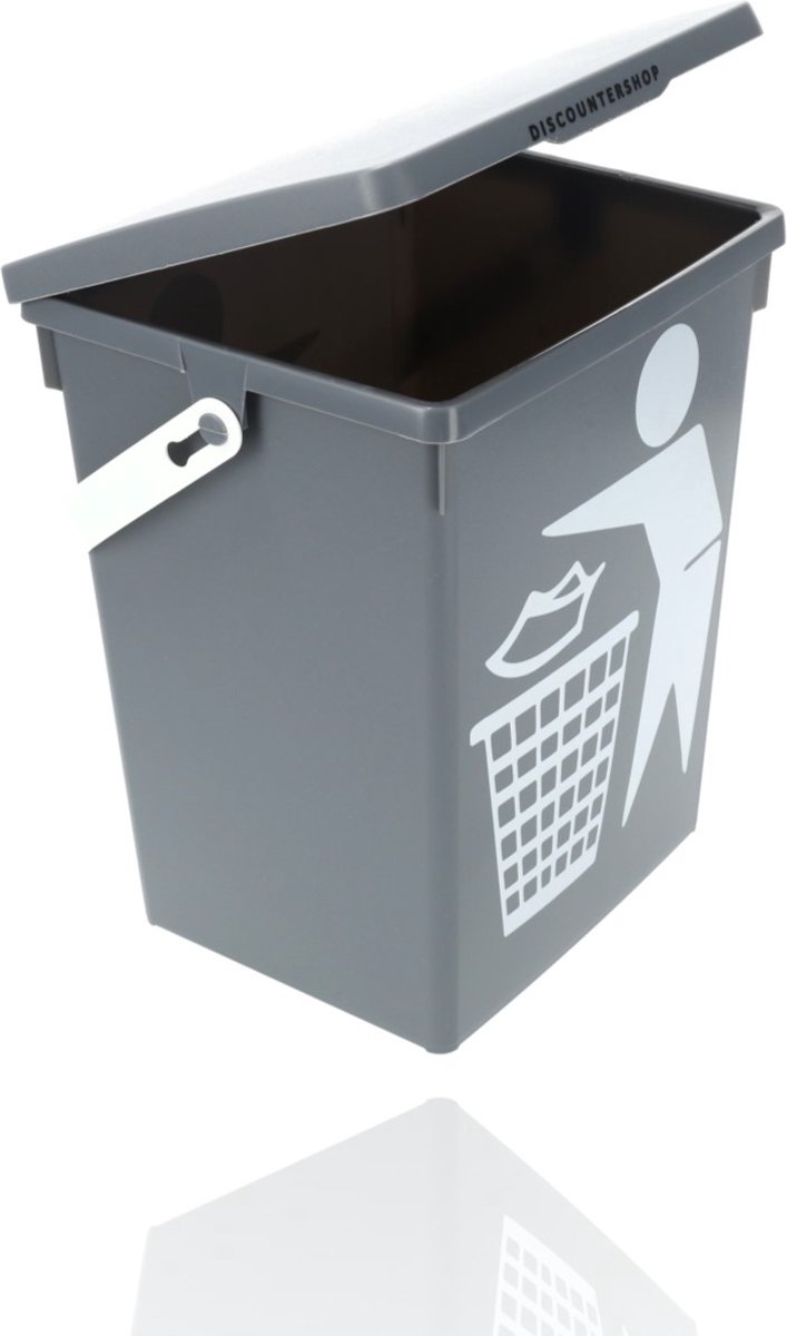 Goedkoopste Donker grijs prullenbak klein