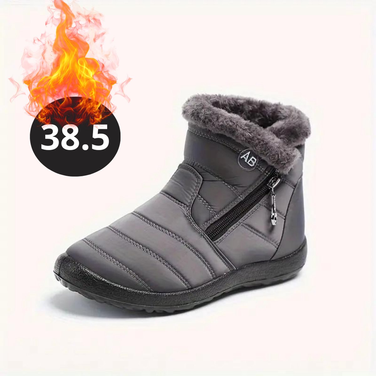 Livano Snowboots Sneeuwschoenen Sneeuwboots Dames Wintersport Ski Skischoenen – 38.5 Grijs