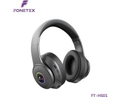 Over Ear Koptelefoon Draadloos - Draadloze Headset met Microfoon - Bluetooth 5.3 - 60 Uur Batterij - Inklapbaar - ENC Kristalheldere Gesprekken - Bluetooth Headset - Zwart