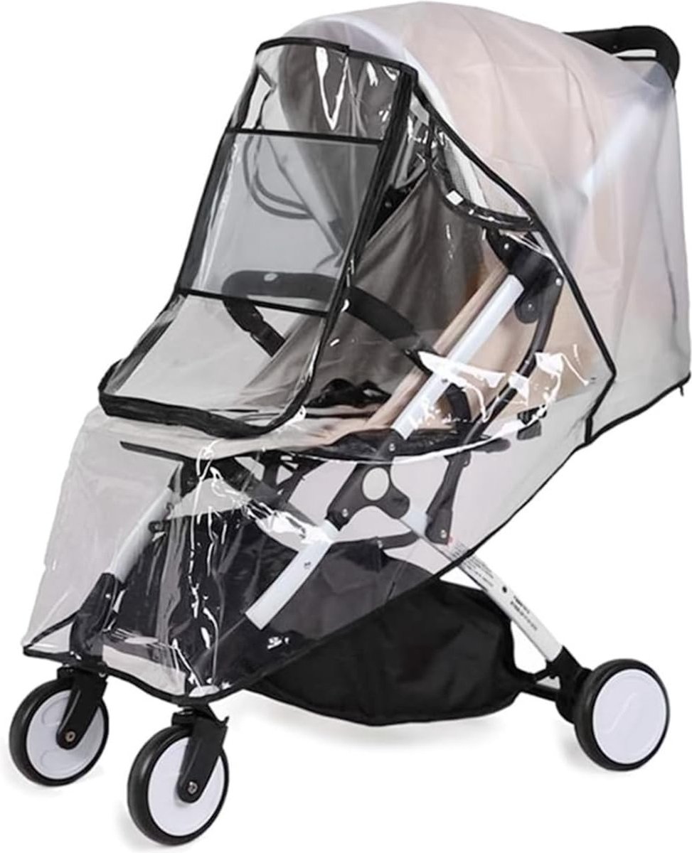 Regenhoes Kinderwagen - Universeel - Kinderwagenregenhoes - Regenhoes Buggy-Regenhoes Voor Kinderwagen-Universeel Kinderwagenaccessoire - Babyweerbescherming - Babyreisweerschild-Winddicht Waterdicht-Bescherming Tegen Stofsneeuw