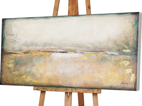 Un horizon clair 140cmx70cm - Abstrait - Peint à la main
