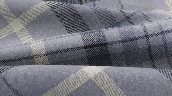 Day Dream Sölden - Flanel - Dekbedovertrek - Eenpersoons - 140x200/220 cm - Blauw — afbeelding 4