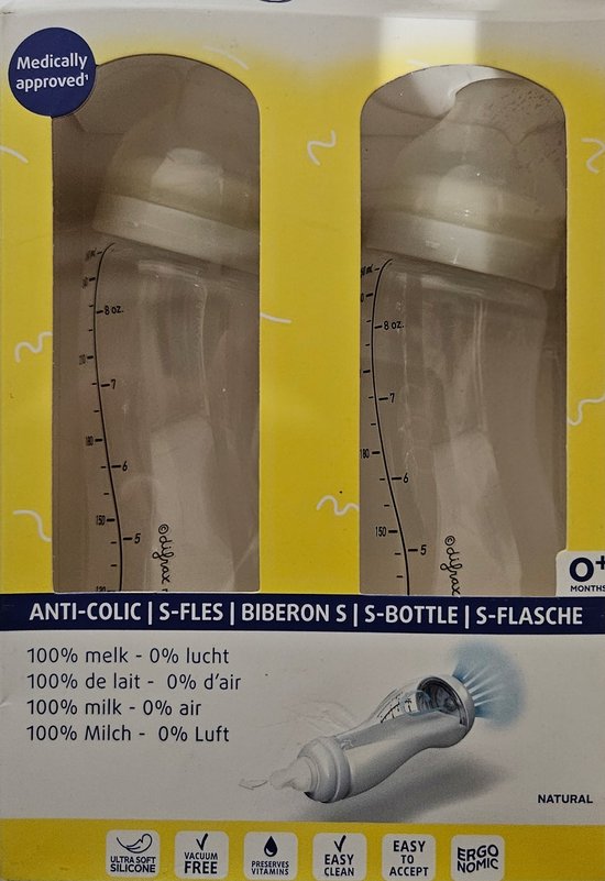 Difrax Baby fles Small - 250 ml - 2 Stuks van Difrax — afbeelding 4